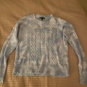 INC Blue knit sweater